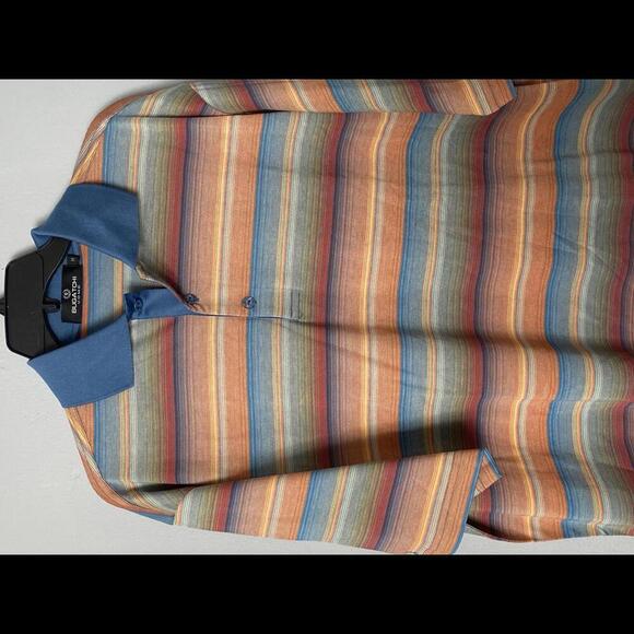 Bugatchi Striped Polo Shirt - Picture 2 of 9
